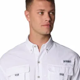 Columbia Mens White Omni-Shade Bahama II Shirt image 5