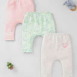 Ed-a-Mamma Baby Multicolor Printed Joggers (Pack Of 3)-image-24
