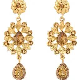 Anikas Creation Designer Gold Plated Traditional Jewellery Set image 4