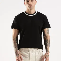 Calvin Klein Jeans Black Cotton Comfort Fit T-Shirt-picture-41