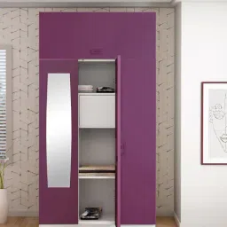 Godrej Interio Slimline 3-Door Steel Almirah, Purple (1-Year Warranty, 1 Locker,OHU)-picture-38