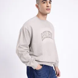 glitchez Resilient City Life Printed Relaxed Cotton Terry Sweatshirt image 2