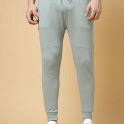 Rigo Grey Blended Regular Fit Solid Joggers-picture-13