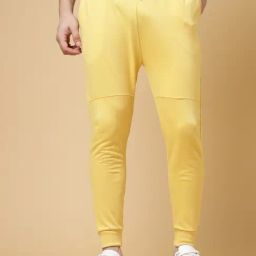 Rigo Yellow Blended Regular Fit Solid Joggers-picture-12