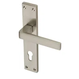 AHA! Lock Set with 70 mm BSK Brass Cylinder Lynn-L DNBE Finish-picture-19