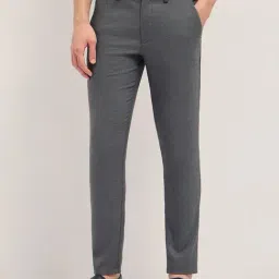 The Bear House Grey Slim Fit Trousers-picture-28