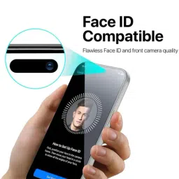 GRIPP 3D Tempered Glass Screen Protector for iPhone 16 Plus (6.7") - Black image 2