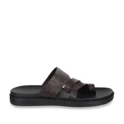 Mochi Men's Brown Toe Ring Sandals-picture-38