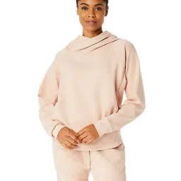 Asics Mobility Knit Pullover Orange Hoodie-image-0