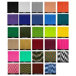 Paracraft 550 Type III Paracord 10m Parachute Survival Cord Rope - Brown Camo image 4