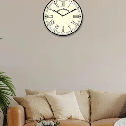 RANDOM Multicoloured & Black Printed Traditional Wall Clock image 3