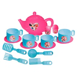 Toysire Minnie Tea Set with Tray 15 Pcs Set for Boys and Girls Plate Cups Tray Role Play Toys Tea Accessories-picture-13