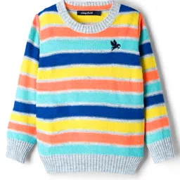 Wingsfield Full Sleeves Pegasus Designed Sweater - Multi Colour-image-16