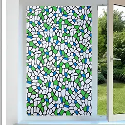 INDIAN ROYALS White & Green Printed Self-Adhesive & Durable Window Sticker-picture-38