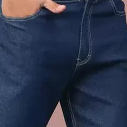 LINARIA Men Classic Relaxed Fit Low Distress Jeans image 3