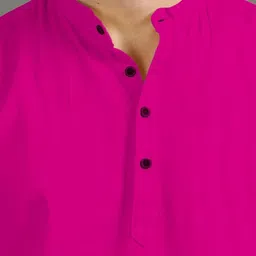 Edin Men Solid Cotton Kurtas image 3