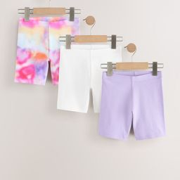 NEXT Girls Pack of 3 Cycling Shorts-picture-42