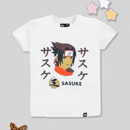 YK X Minute Mirth Boys Sasuke Printed Pure Cotton T-shirt-picture-49