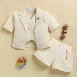 KIDZELLO Girls Self Design Pure Cotton Clothing Set-picture-43