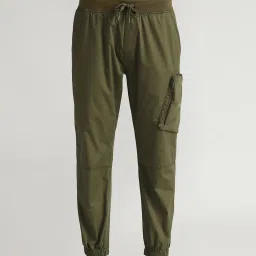 Pepe Jeans Olive Green Regular Fit Joggers image 4