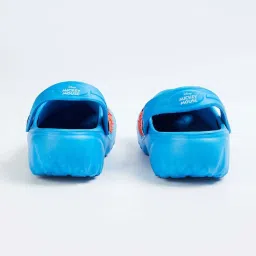 Fame Forever by Lifestyle Kids Blue & White Back Strap Clogs image 4