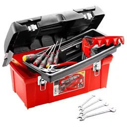 FACOM 19 inch Polypropylene Box With Assortment Red & Black, TBX1M.PB (Pack of 20 Pcs) image 2