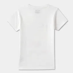 R&B Kids White Graphic Regular Fit T-Shirt image 2