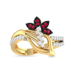 PC Jeweller Rueban 18k Gold Ring for Women-image-16