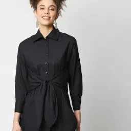 Remanika Blue Regular Fit Longline Shirt-picture-41