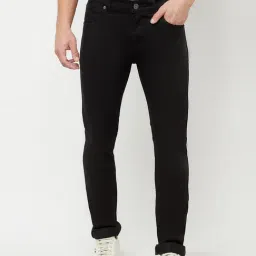 Cantabil Black Cotton Regular Fit Jeans-picture-15