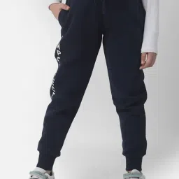 Crimsoune Club Kids Blue Printed Joggers-image-83