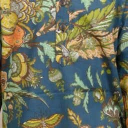 Anthrilo Boys Blue Cotton Regular Fit Printed Kurta image 4