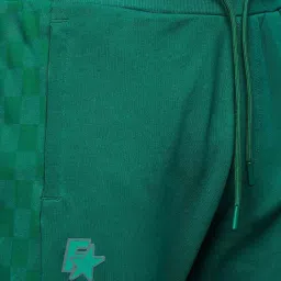 Fame Forever by Lifestyle Green Cotton Slim Fit Printed Joggers image 4