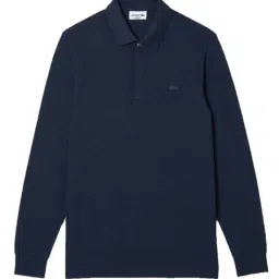 Lacoste Navy Cotton Regular Fit Polo T-Shirt-picture-16