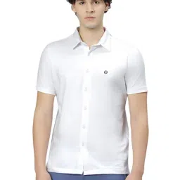 Slowave White Regular Fit Shirt-picture-18