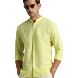 Simon Carter London Yellow Regular Fit Shirt image 4