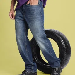 Bene Kleed Men Straight Fit Light Fade Mid-Rise Jeans image 4