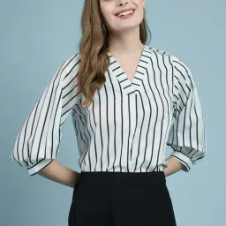 Winza Designer White Printed Top-picture-10