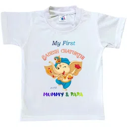 Cute Pals Kids-Unisex White Cotton Graphic Printed Tshirts-image-33