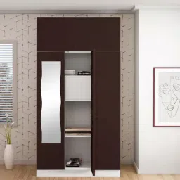 Godrej Interio Slimline 3-Door Steel Almirah, Russet (1-Year Warranty, 1 Locker,OHU)-image-54