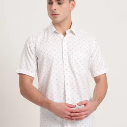 JADE BLUE Men Slim Fit Opaque Printed Casual Shirt-picture-32