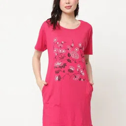 DDASPRATION Women Floral Printed T-shirt-image-15