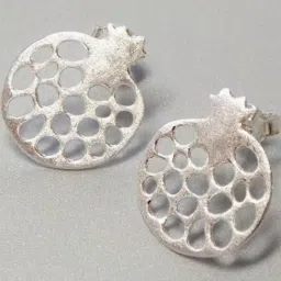 Rihi by P.C. Chandra Jewellers 92.5 Sterling Silver Strawberry Stud for Women & Girls-picture-14