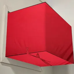 Stylista Red Printed Waterproof Air Conditioner Covers image 4