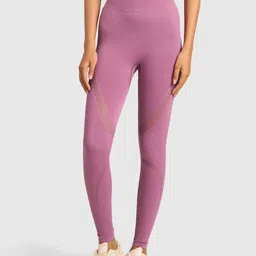 Musclemind Dry Fit High Rise Ankle Length Gym Tights-picture-45