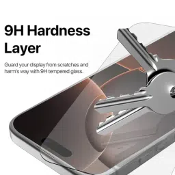 GRIPP 0.3mm HD Tempered Glass Screen Protector for iPhone 16 Pro (6.3") image 2