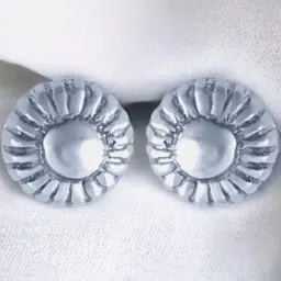 Rihi by P.C. Chandra Jewellers 92.5 Sterling Silver Small Stud Earrings For Women & Girls-picture-22