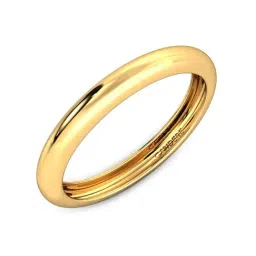Candere by Kalyan Jewellers 18K Yellow Gold BIS Hallmark Ring for Men-picture-10