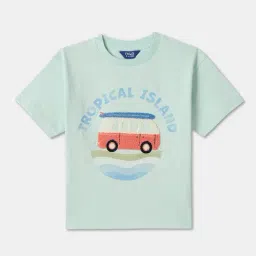 R&B Boys Light Blue Cotton Printed T-Shirt-picture-38