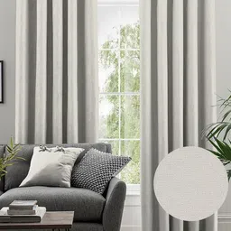 Nefertiti Home Grey 2 Pieces Black Out Long Door Curtain-image-67